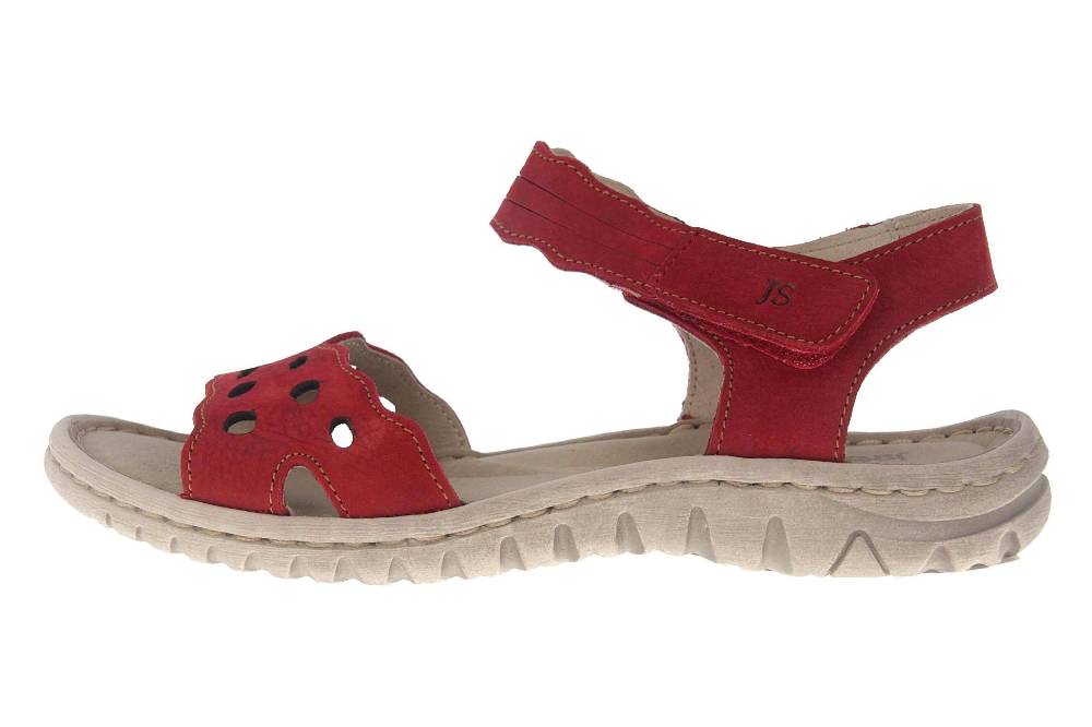Josef Seibel Lucia 07 Sandalen in Übergrößen Rot 63807 869 400 große Damenschuhe