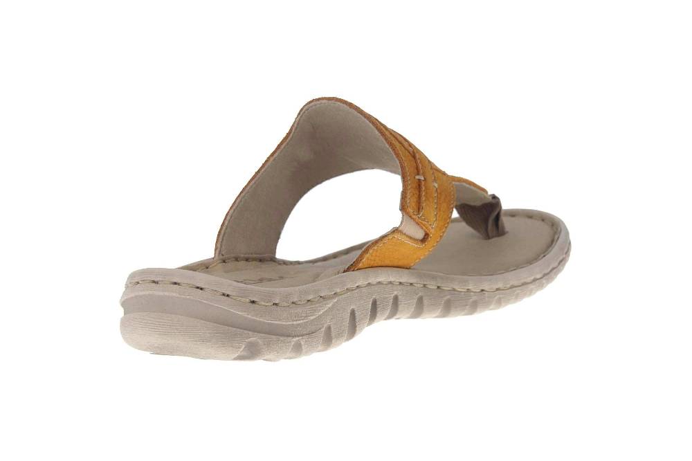 Josef Seibel Lucia 09 Zehentrenner In Übergrößen Gelb 63809 869 800 Große Damenschuhe