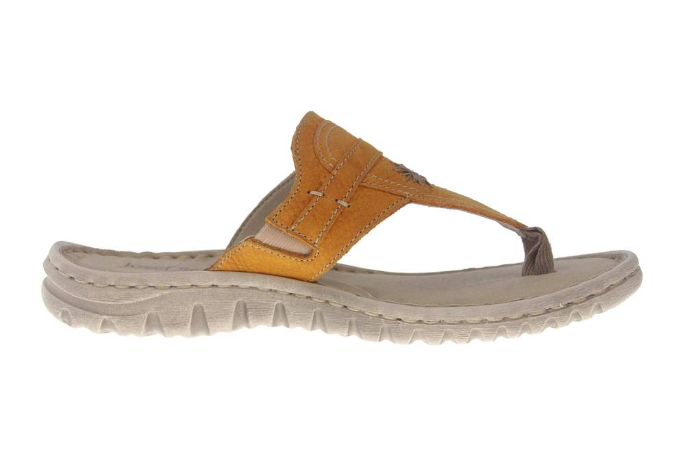 Josef Seibel Lucia 09 Zehentrenner In Übergrößen Gelb 63809 869 800 Große Damenschuhe