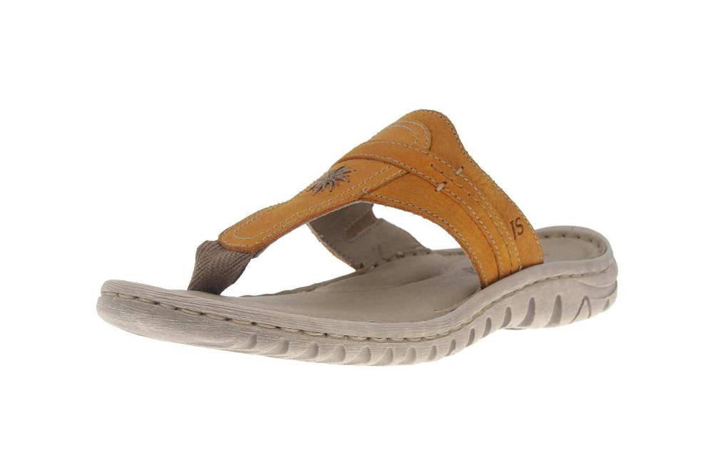 Josef Seibel Lucia 09 Zehentrenner In Übergrößen Gelb 63809 869 800 Große Damenschuhe