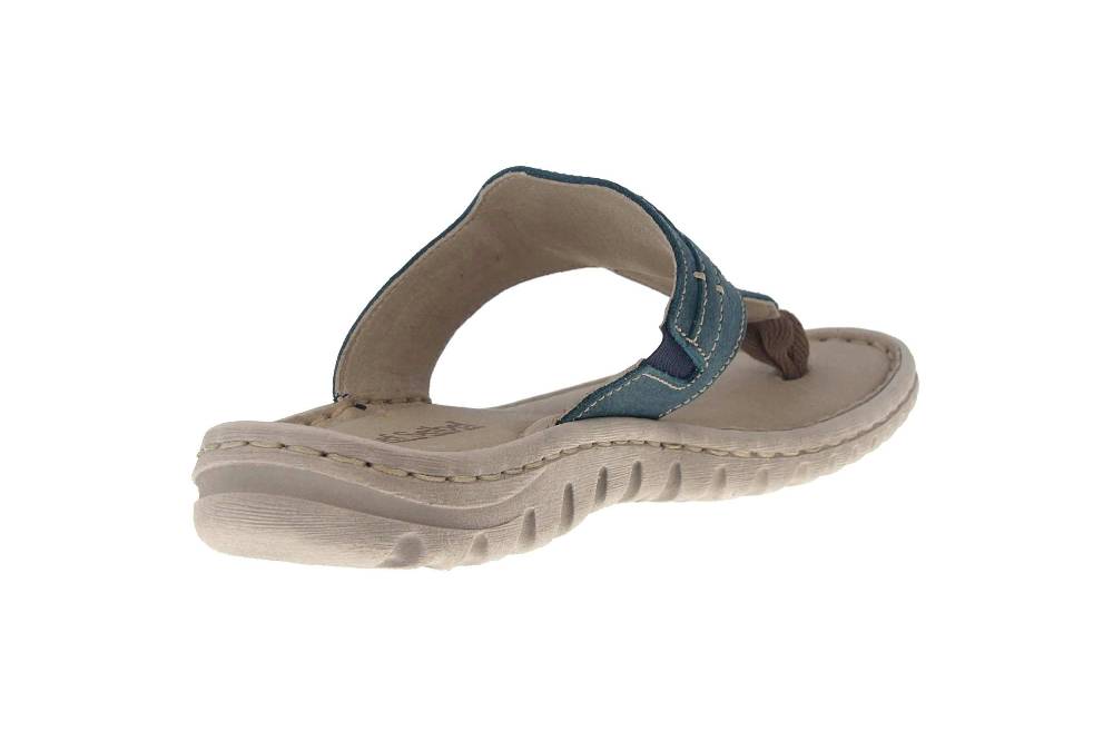 Josef Seibel Lucia 09 Zehentrenner In Übergrößen Blau 63809 869 590 Große Damenschuhe