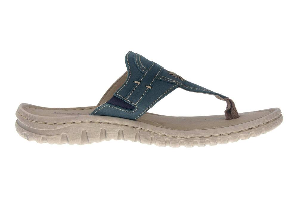 Josef Seibel Lucia 09 Zehentrenner In Übergrößen Blau 63809 869 590 Große Damenschuhe