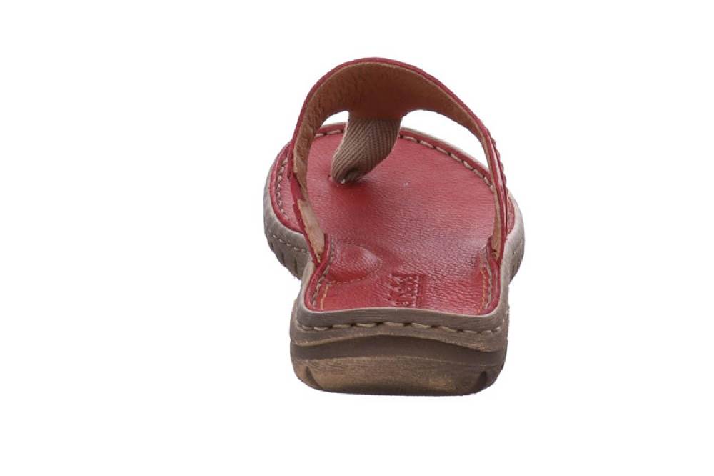 Josef Seibel Lucia 09 Zehentrenner In Übergrößen Rot 63809 343 400 Große Damenschuhe