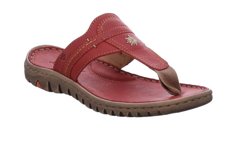 Josef Seibel Lucia 09 Zehentrenner In Übergrößen Rot 63809 343 400 Große Damenschuhe