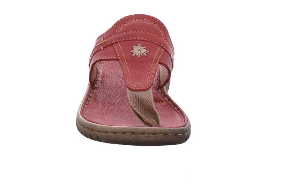 Josef Seibel Lucia 09 Zehentrenner In Übergrößen Rot 63809 343 400 Große Damenschuhe