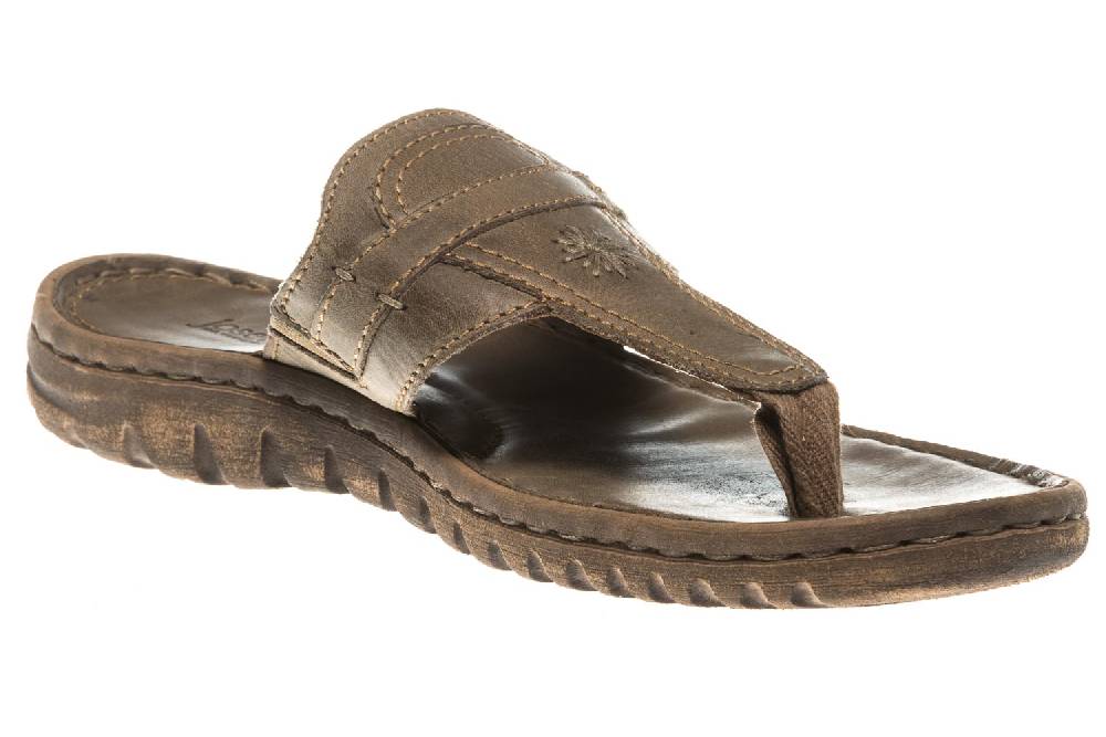 Josef Seibel Lucia 09 Zehentrenner In Übergrößen Khaki 63809 343 630 Große Damenschuhe