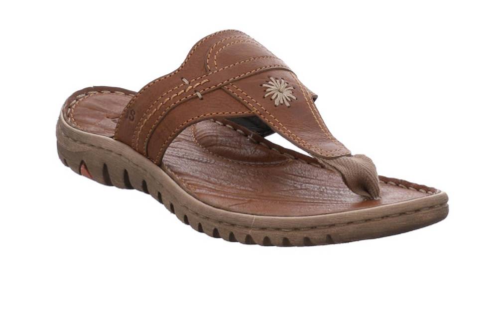 Josef Seibel Lucia 09 Zehentrenner In Übergrößen Braun 63809 343 350 Große Damenschuhe