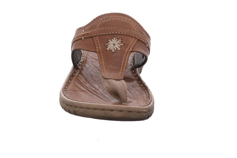 Josef Seibel Lucia 09 Zehentrenner In Übergrößen Braun 63809 343 350 Große Damenschuhe