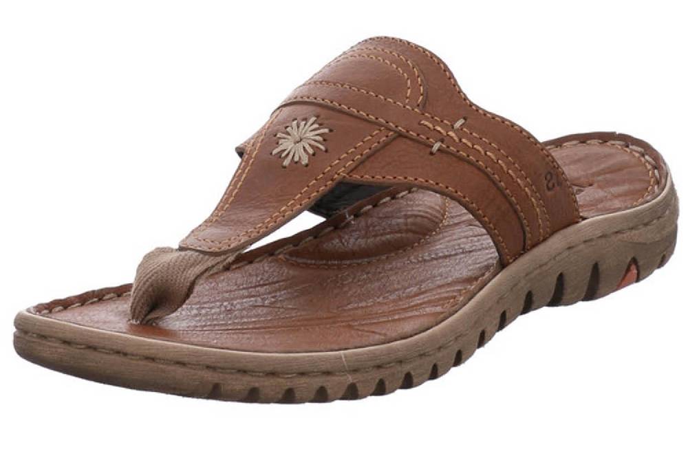 Josef Seibel Lucia 09 Zehentrenner in Übergrößen Braun 63809 343 350 große Damenschuhe