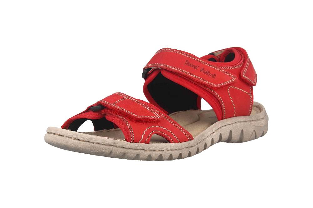 Josef Seibel Lucia 15 Sandalen In Übergrößen Rot 63815 784 470 Große Damenschuhe