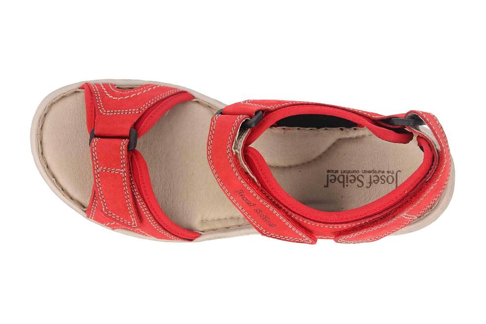 Josef Seibel Lucia 15 Sandalen In Übergrößen Rot 63815 784 470 Große Damenschuhe