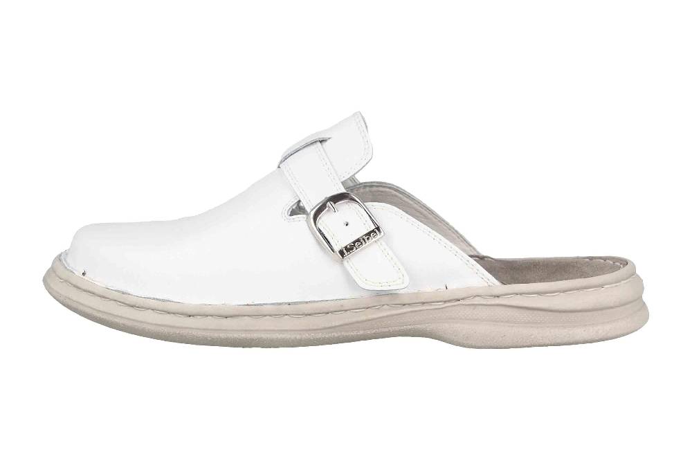 Josef Seibel Madrid Clogs & Hausschuhe in Übergrößen Weiß 10122 175 000 große Herrenschuhe