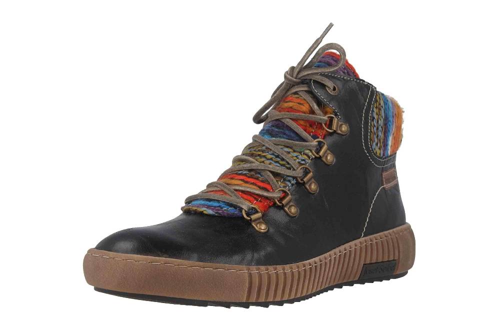 Josef Seibel Maren 06 Boots In Übergrößen Schwarz 84606 PL88 102 Große Damenschuhe