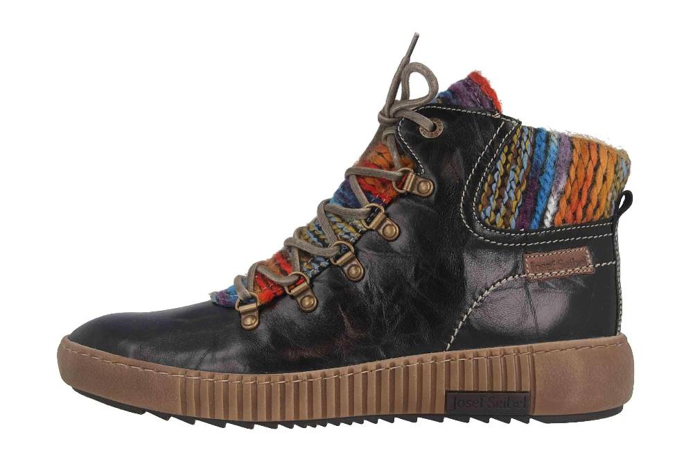 Josef Seibel Maren 06 Boots in Übergrößen Schwarz 84606 PL88 102 große Damenschuhe