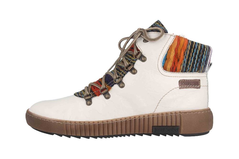 Josef Seibel Maren 06 Stiefeletten in Übergrößen Weiss 84606 PL88 002 große Damenschuhe