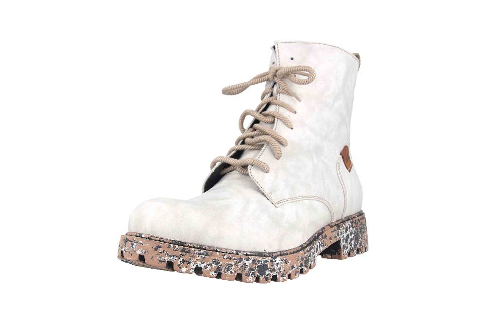 Josef Seibel Marta 02 Stiefeletten In Übergrößen Weiß 85202 VL258 010 Große Damenschuhe