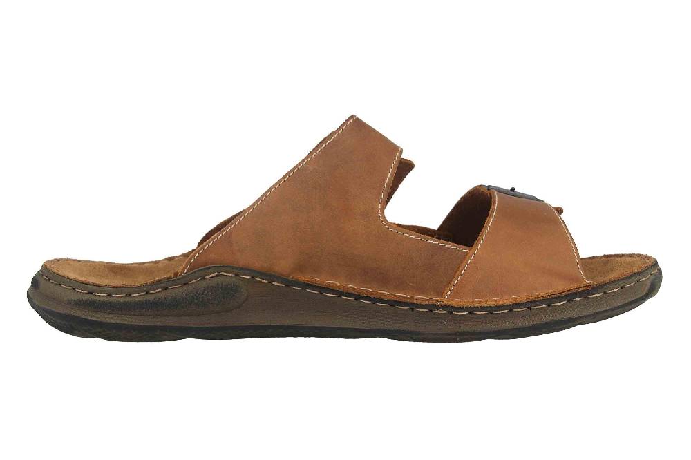 Josef Seibel Maverick 06 Pantoletten In Übergrößen Braun 27106 66 350 Große Herrenschuhe