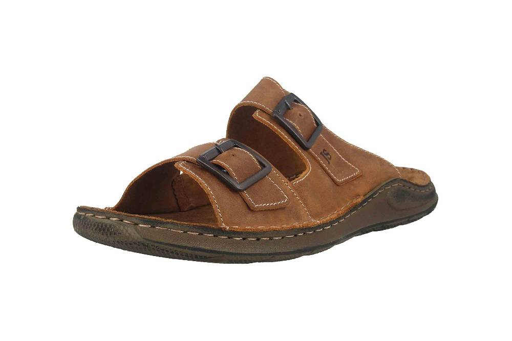 Josef Seibel Maverick 06 Pantoletten In Übergrößen Braun 27106 66 350 Große Herrenschuhe