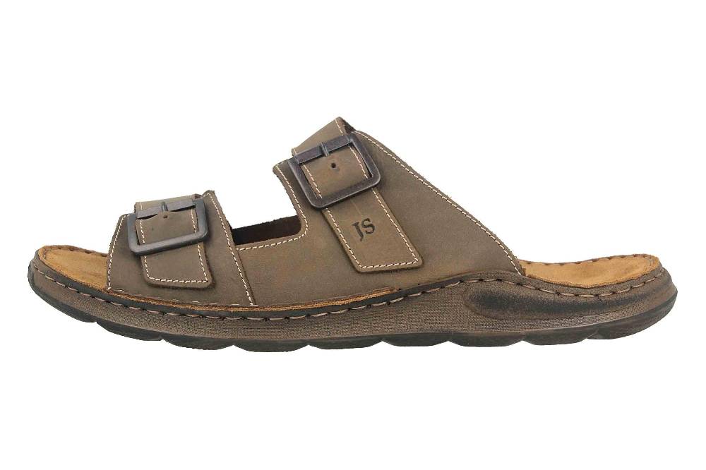 Josef Seibel Maverick 06 Pantoletten in Übergrößen Grün 27106 66 630 große Herrenschuhe