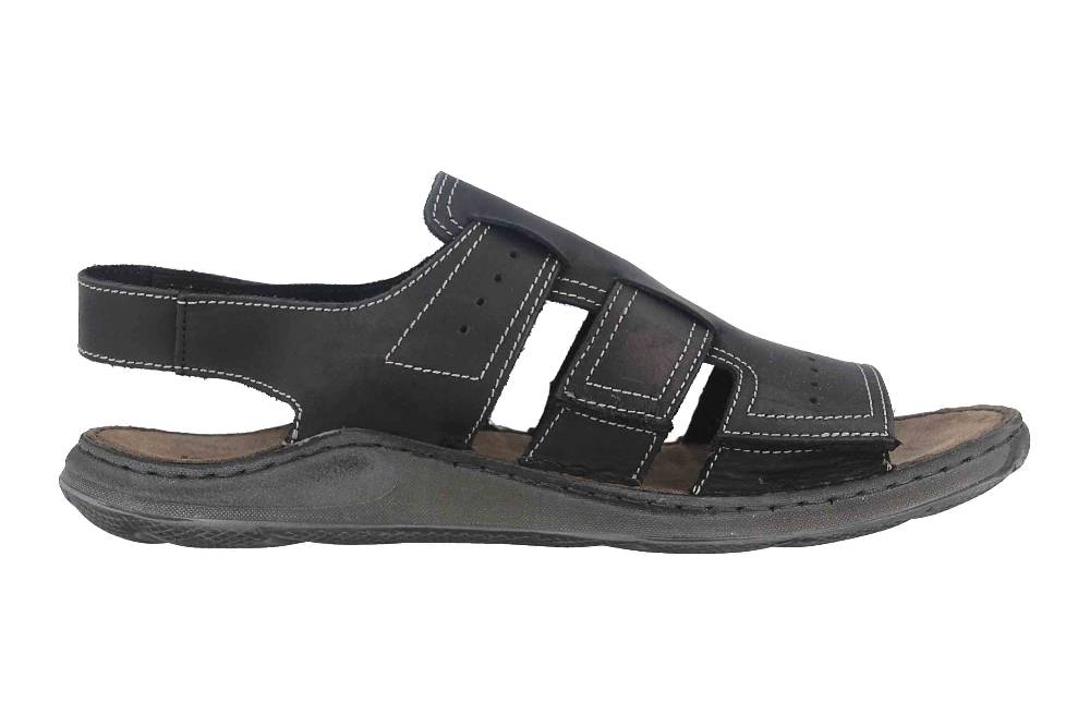 Josef Seibel Maverick 13 Sandalen In Übergrößen Schwarz 27113 66 100 Große Herrenschuhe