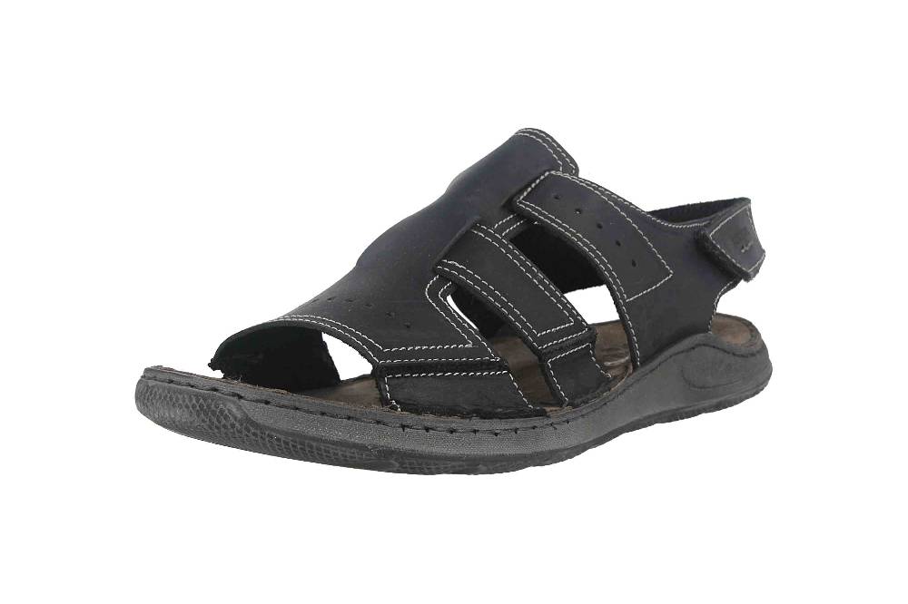 Josef Seibel Maverick 13 Sandalen In Übergrößen Schwarz 27113 66 100 Große Herrenschuhe
