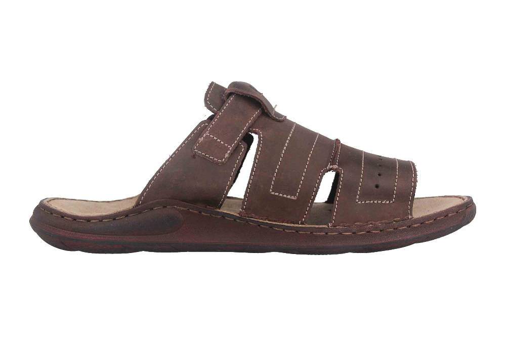 Josef Seibel Maverick 14 Pantoletten In Übergrößen Braun 27114 66 380 Große Herrenschuhe