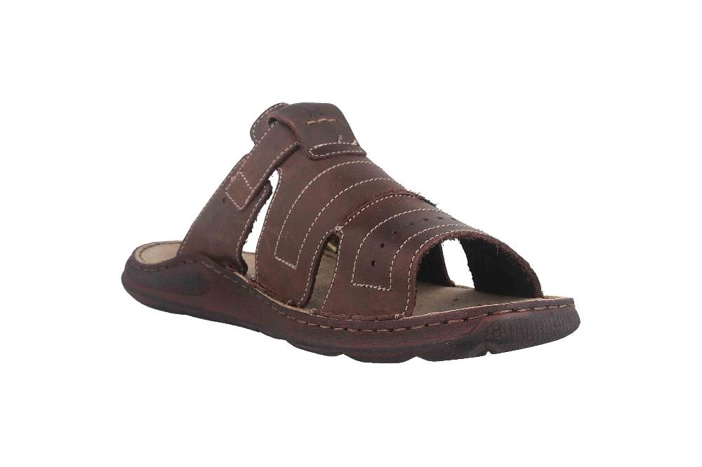 Josef Seibel Maverick 14 Pantoletten In Übergrößen Braun 27114 66 380 Große Herrenschuhe