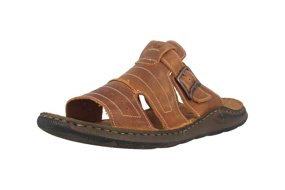 Josef Seibel Maverick 14 Pantoletten In Übergrößen Braun 27114 66 350 Große Herrenschuhe