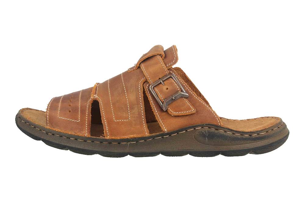 Josef Seibel Maverick 14 Pantoletten in Übergrößen Braun 27114 66 350 große Herrenschuhe