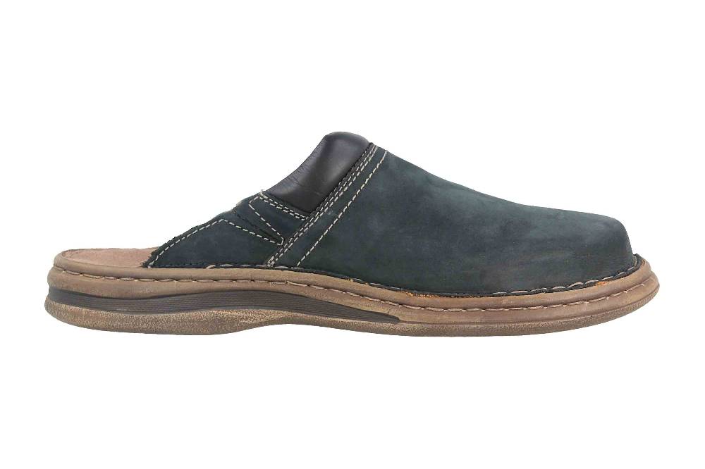 Josef Seibel Max Clogs & Hausschuhe In Übergrößen Blau 10663 634 541 Große Herrenschuhe