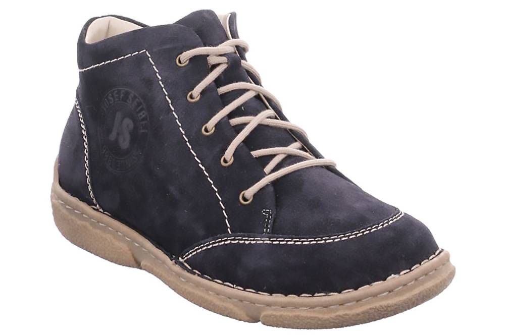 Josef Seibel Neele 01 Boots In Übergrößen Blau 85101 PL944 590 Große Damenschuhe
