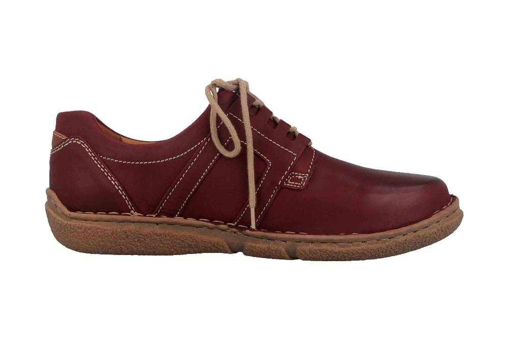 Josef Seibel Neele 44 Halbschuhe In Übergrößen Rot 85144 950 471 Große Damenschuhe