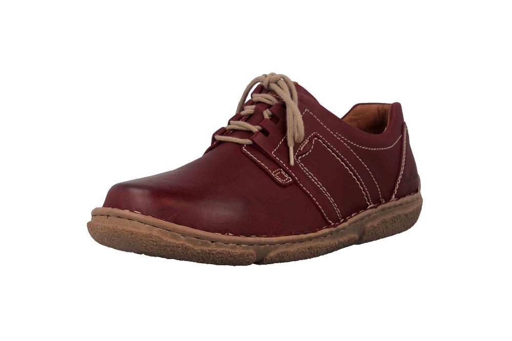 Josef Seibel Neele 44 Halbschuhe In Übergrößen Rot 85144 950 471 Große Damenschuhe