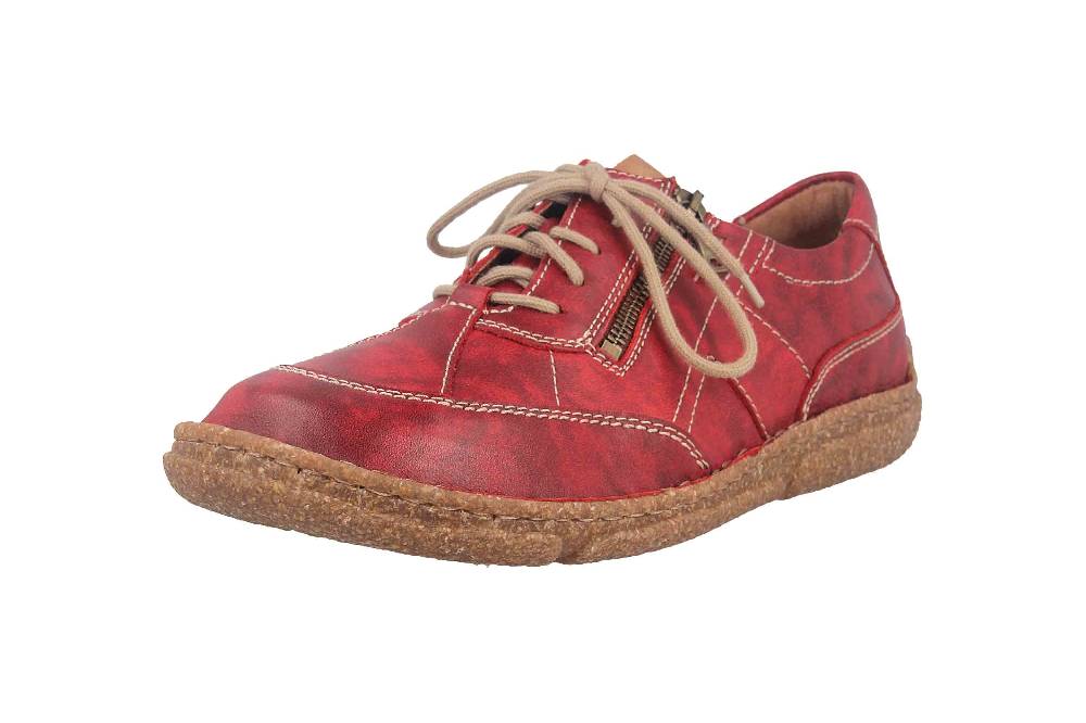 Josef Seibel Neele 54 Halbschuhe In Übergrößen Rot 85154 259 401 Große Damenschuhe