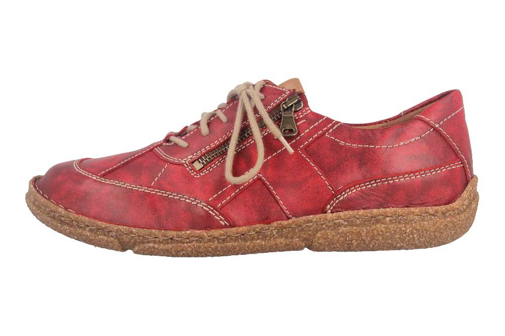 Josef Seibel Neele 54 Halbschuhe in Übergrößen Rot 85154 259 401 große Damenschuhe