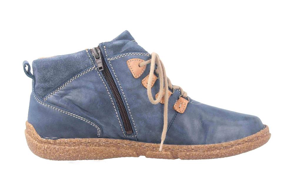 Josef Seibel Neele 57 Stiefeletten In Übergrößen Blau 85157 259 531 Große Damenschuhe