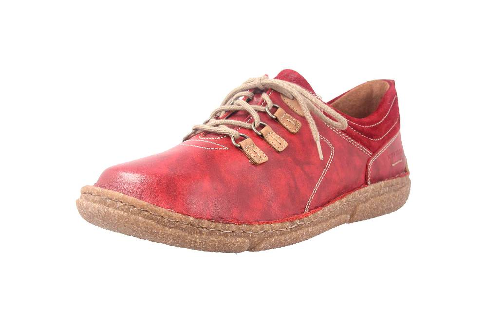 Josef Seibel Neele 58 Halbschuhe In Übergrößen Rot 85158 259 401 Große Damenschuhe
