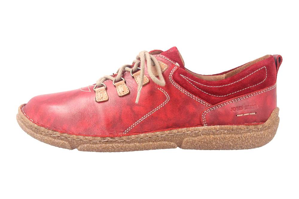 Josef Seibel Neele 58 Halbschuhe in Übergrößen Rot 85158 259 401 große Damenschuhe