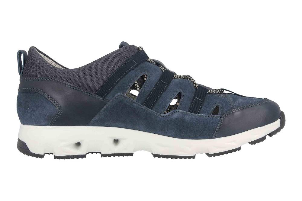 Josef Seibel Noah 04 Sneaker In Übergrößen Blau 37604 TE161 505 Große Herrenschuhe