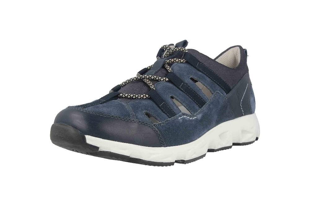Josef Seibel Noah 04 Sneaker In Übergrößen Blau 37604 TE161 505 Große Herrenschuhe