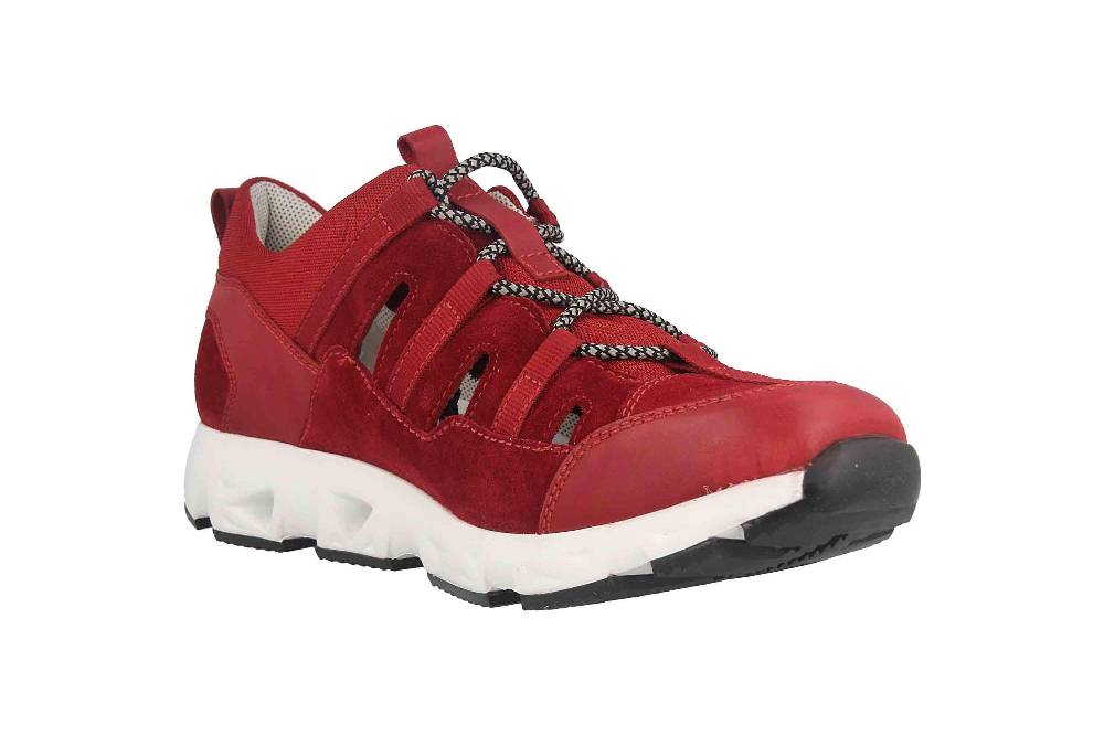 Josef Seibel Noah 04 Sneaker In Übergrößen Rot 37604 TE161 400 Große Herrenschuhe