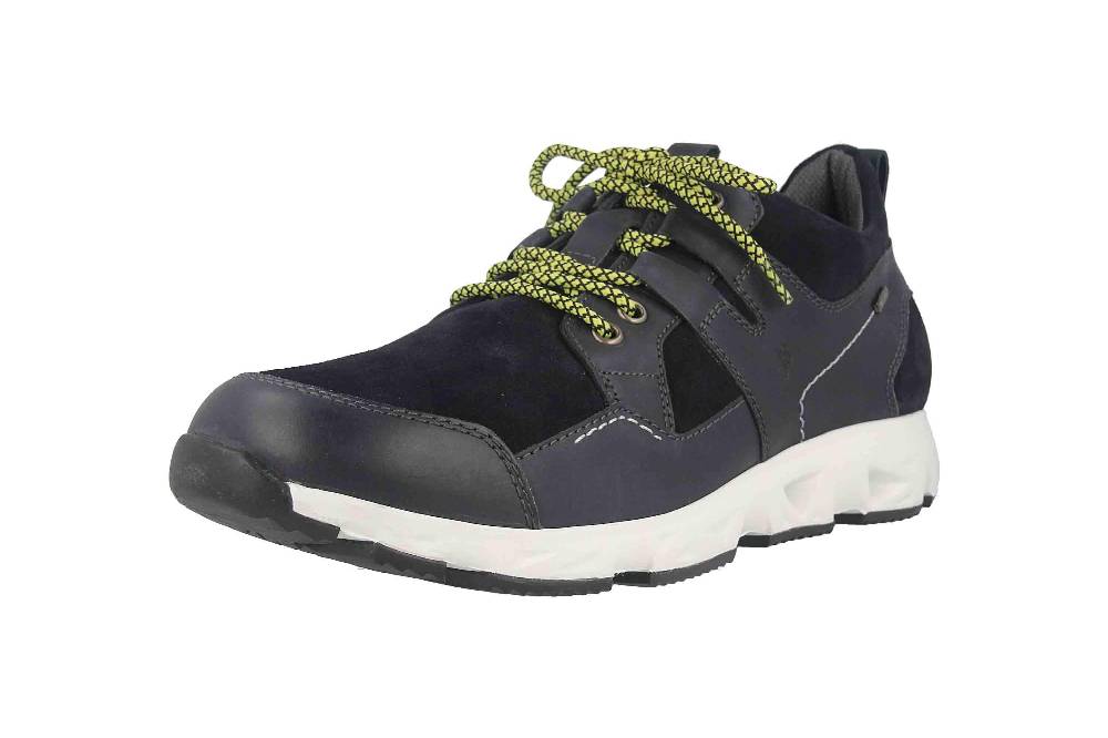 Josef Seibel Noah 50 Sneaker In Übergrößen Blau 37650 TE949 530 Große Herrenschuhe