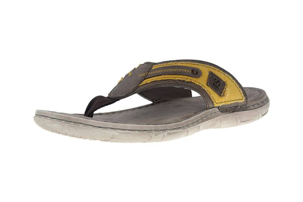 Josef Seibel Paul 11 Zehentrenner In Übergrößen Gelb 43211 977 801 Große Herrenschuhe