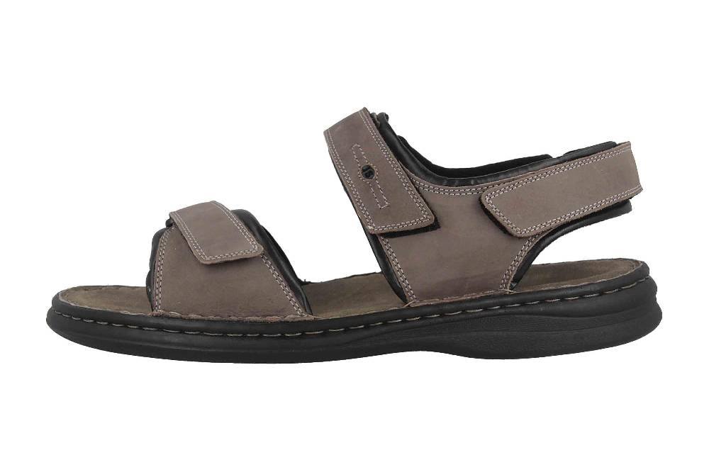 Josef Seibel Rafe Sandalen in Übergrößen Grau 10104 751 761 große Herrenschuhe
