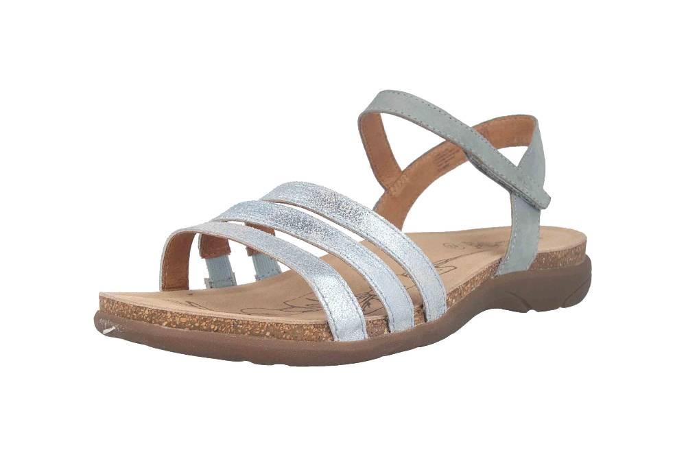 Josef Seibel Riley 01 Sandalen In Übergrößen Blau 69701 982 520 Große Damenschuhe