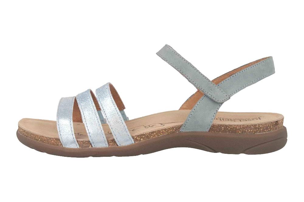 Josef Seibel Riley 01 Sandalen in Übergrößen Blau 69701 982 520 große Damenschuhe