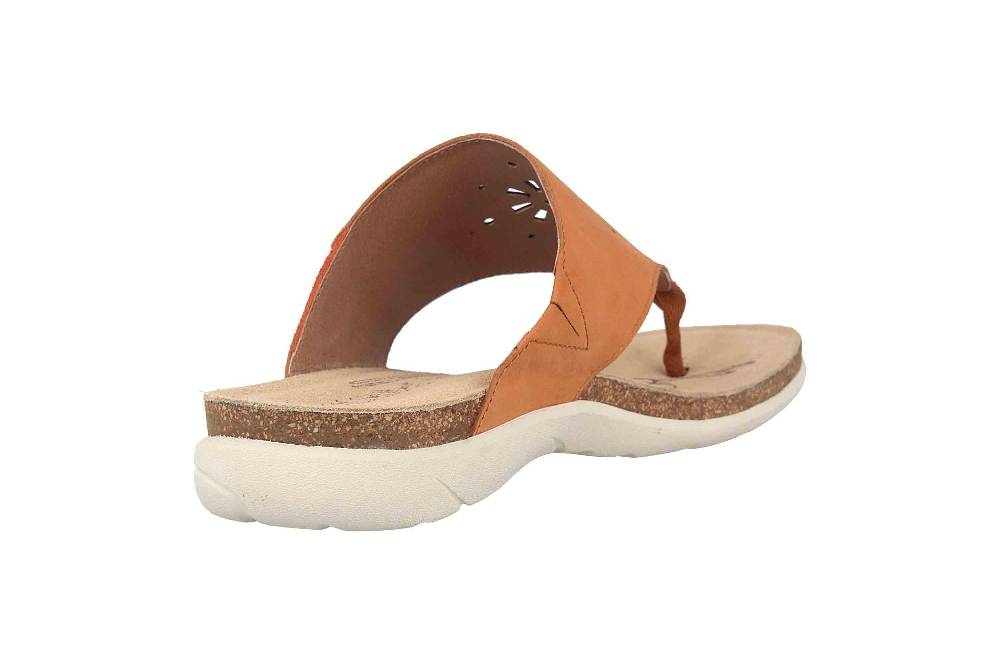 Josef Seibel Riley 11 Zehentrenner In Übergrößen Orange 69711 784 840 Große Damenschuhe