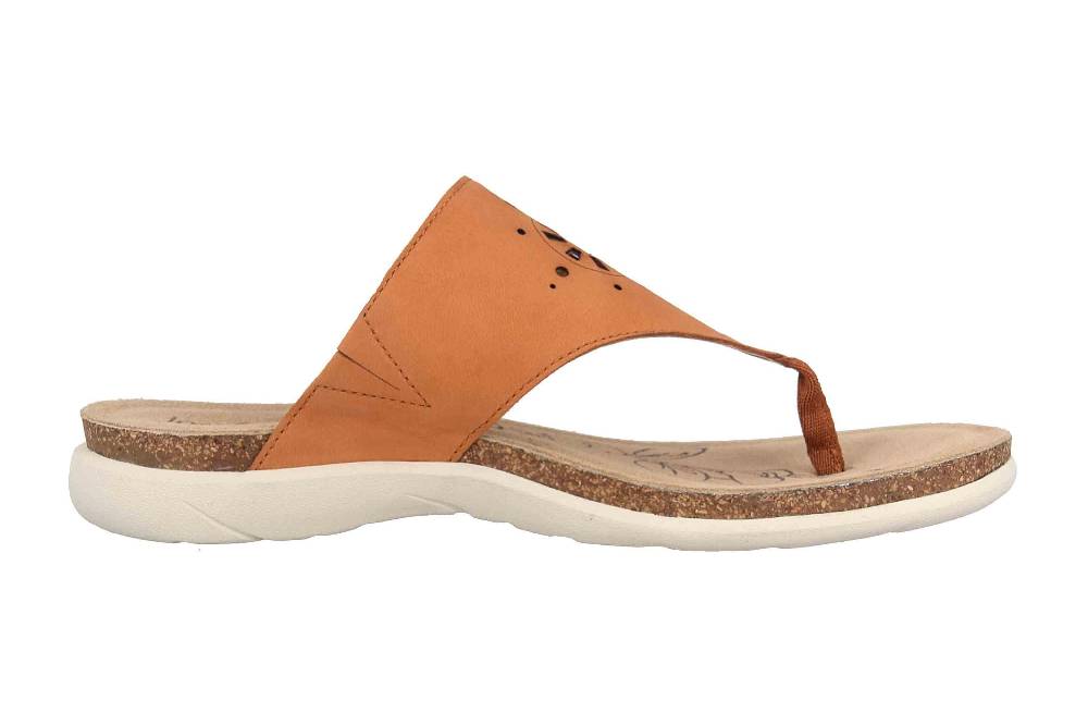 Josef Seibel Riley 11 Zehentrenner In Übergrößen Orange 69711 784 840 Große Damenschuhe