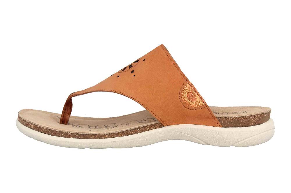 Josef Seibel Riley 11 Zehentrenner in Übergrößen Orange 69711 784 840 große Damenschuhe