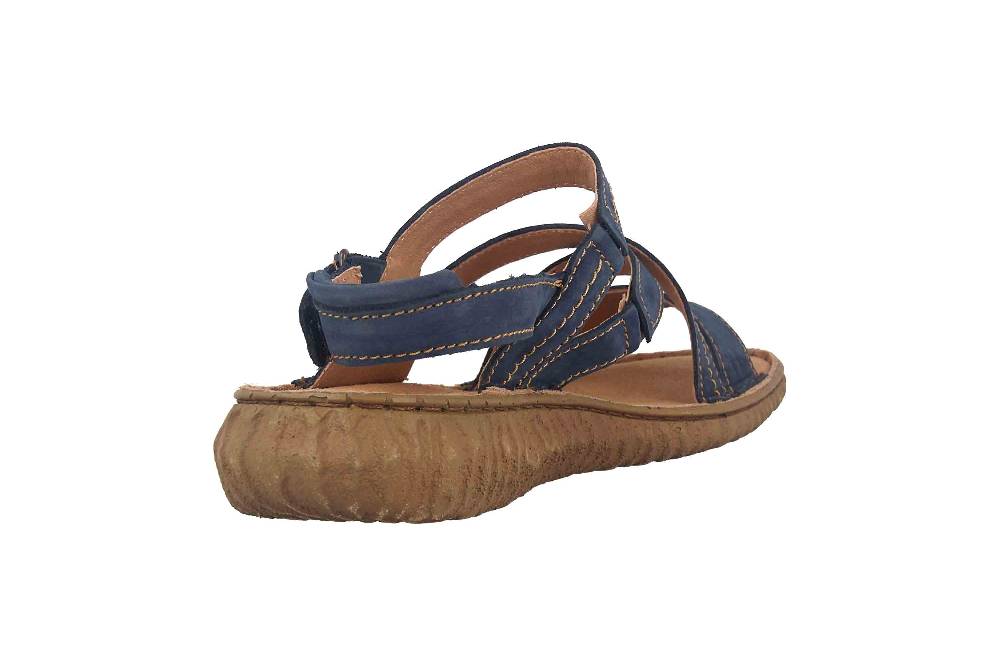Josef Seibel Ronja 05 Sandalen In Übergrößen Blau 95205-616-530 Große Damenschuhe